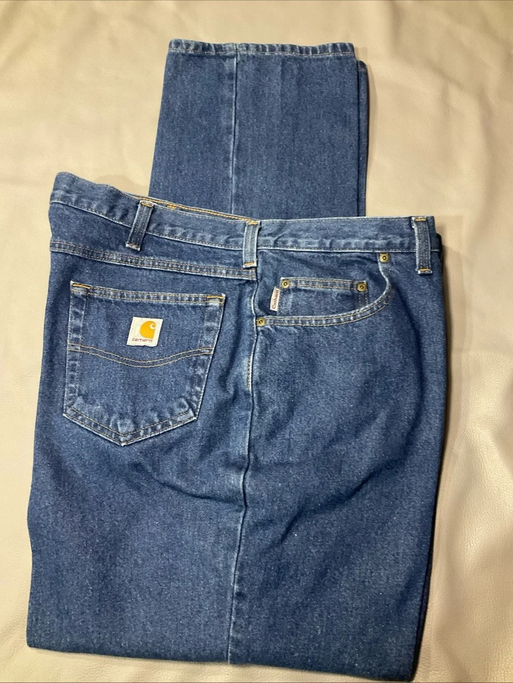Carhartt Blue Denim Cargo Pants